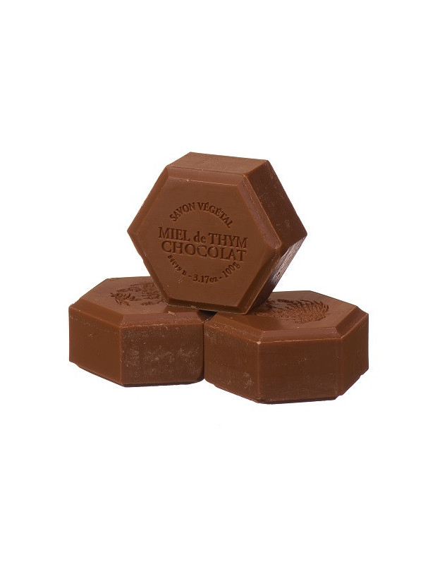 Sapun vegetal hexagonal cu ciocolata si unt de cacao 100gr apidava
