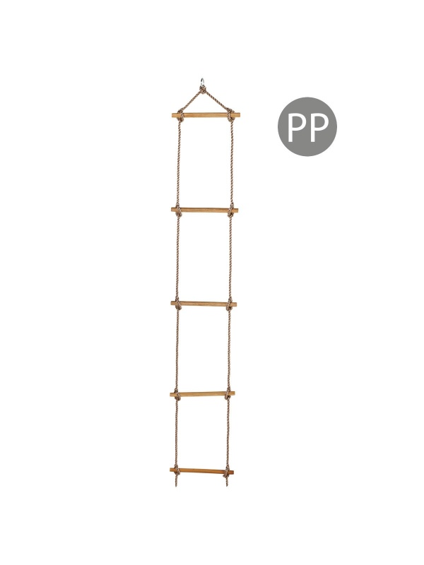 Scara cu trepte de lemn PP 2,5 m (1,80 m) 5 trepte