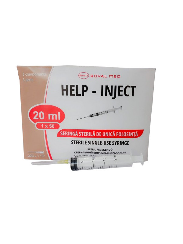 SERINGA 20 ML CU AC