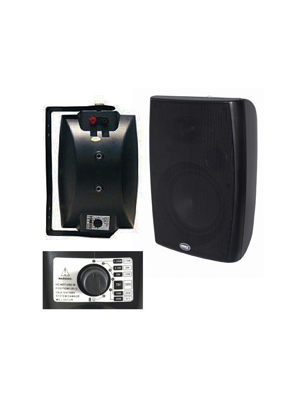 SET 2 BOXE SONORIZARE LINIE 4 inch 100V 20W NEGRU BST