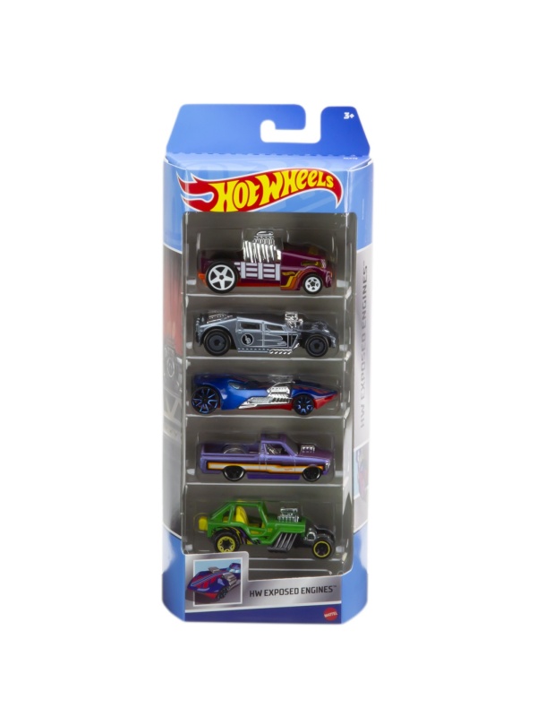 SET 5 MASINI HOT WHEELS EXPOSED ENGINES