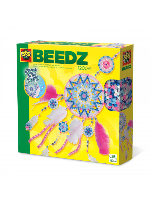 Set creativ Beedz - Margele de calcat Capcana de vise Glow in the Dark