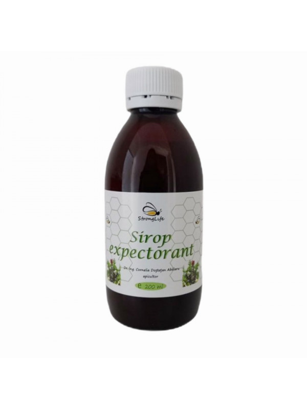 Sirop expectorant cu miere de albine by Dr. Ing. Cornelia Dostetan Abalaru apicultor - 200ml