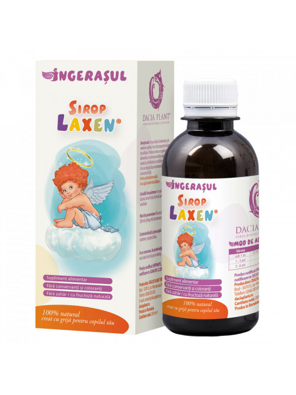 Sirop laxen ingeras 200ml dacia plant
