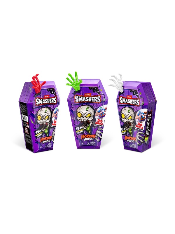 Smashers - Set cu peste 15 figurine si accesorii, Horror House Medium