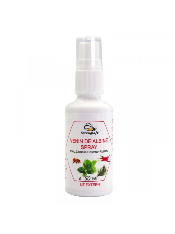 Spray cu venin de albine - 50ml by Dr. Ing. Cornelia Dostetan Abalaru apicultor