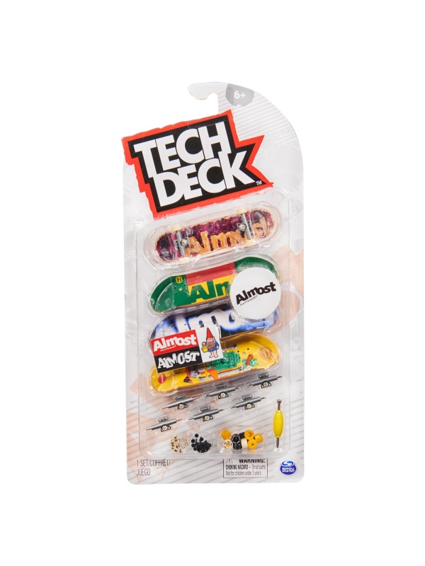 TECH DECK PACHET 4 PIESE FINGERBOARD ALMOST 9.6CM