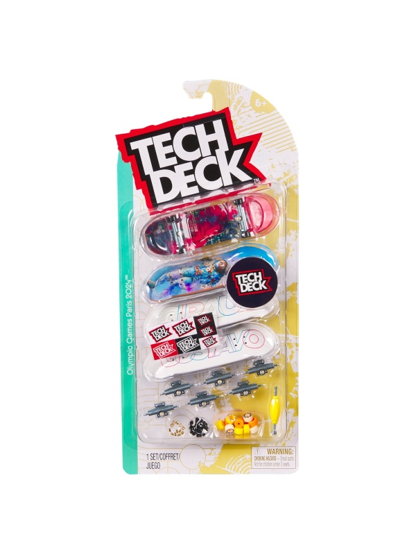 TECH DECK PACHET 4 PIESE FINGERBOARD GUSTAVO 9.6CM