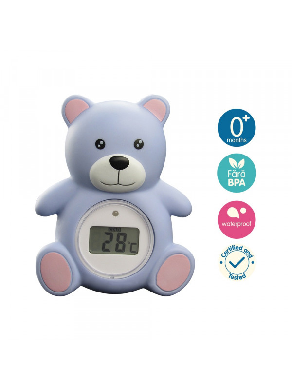 Termometru de baie EASYCARE BABY, digital, 2 in 1, ursulet