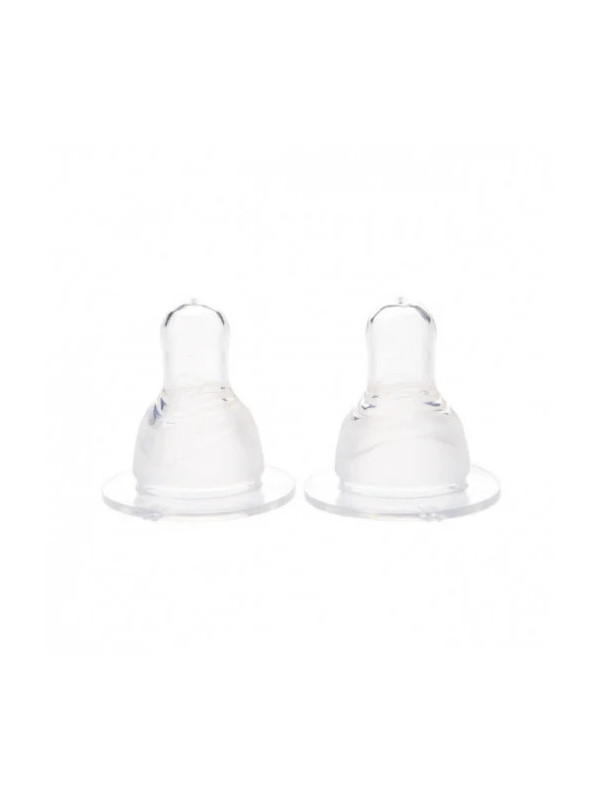 TETINE SILICON SUPER FIN 0+ 2BUC