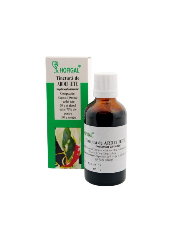 TINCTURA ARDEI IUTE 50ml HOFIGAL