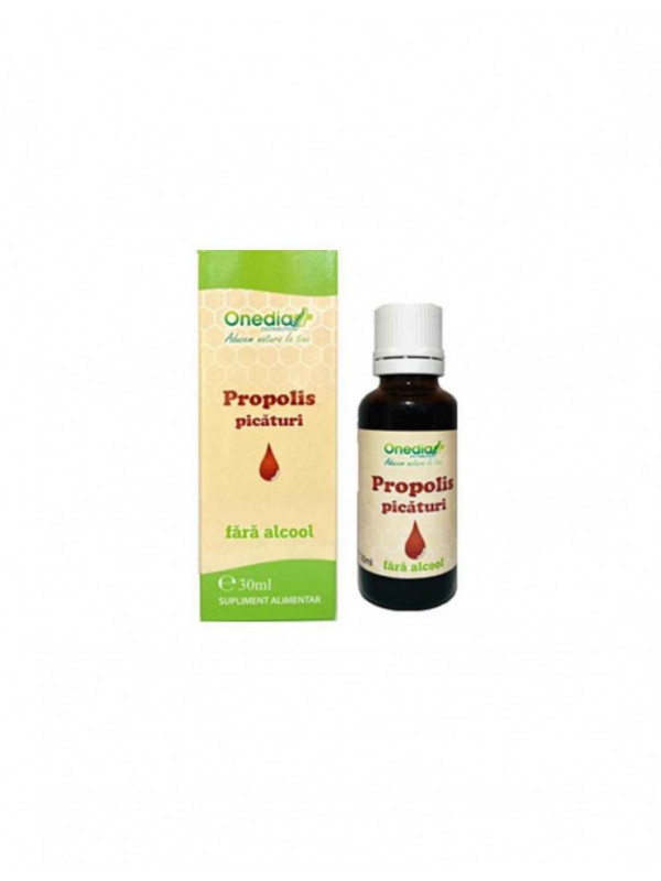 TINCTURA PROPOLIS FARA ALCOOL PICATURI 30ML