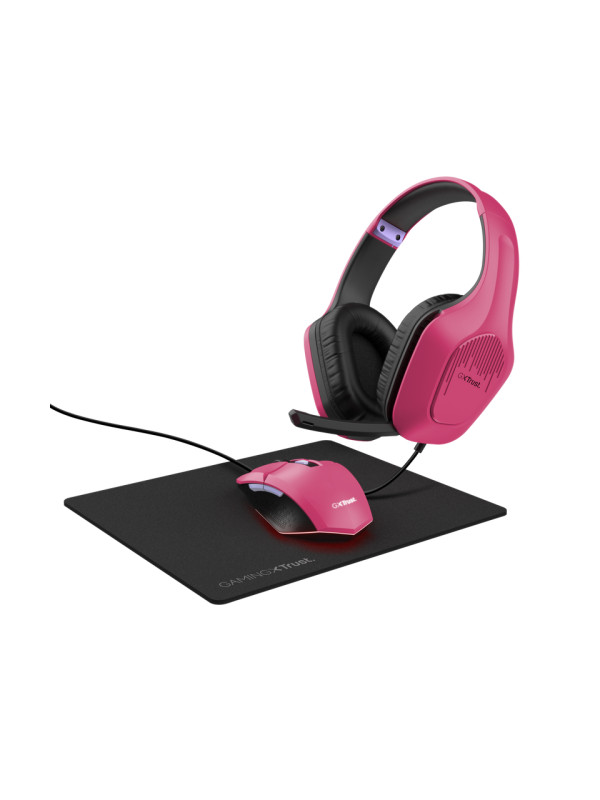 TRUST GXT790P TRIDOX 3-IN-1 BUNDLE PNK