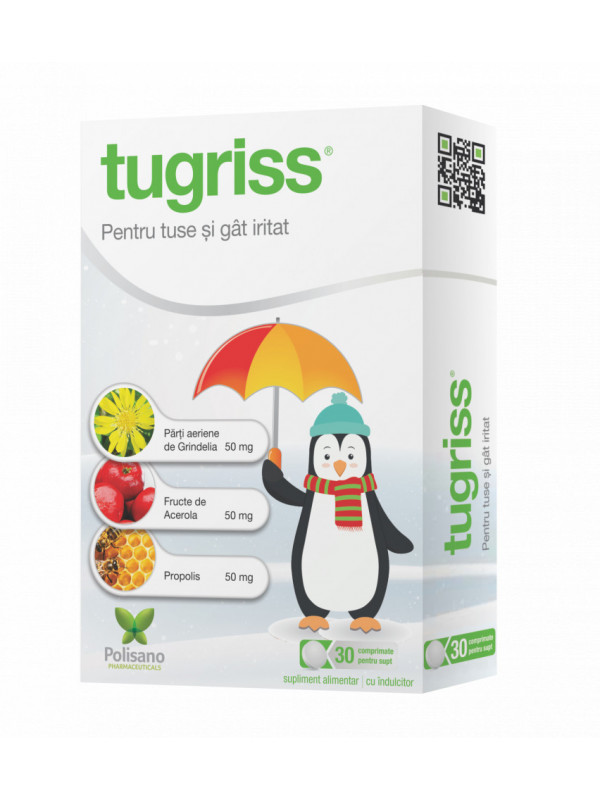Tugriss® - Adjuvant Natural pentru Tractul Respirator Superior și Tusea Seacă