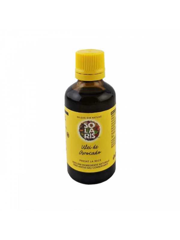 Ulei avocado presat la rece 50ml solaris