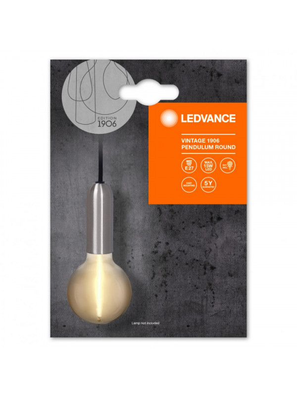 1906 pendulum round e27 ch ledv