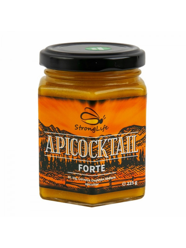 ApiCocktail® Forte - mix apicol pentru intarirea sistemului imunitar, revitalizarea și energizarea organismului by Dr. Ing. Cornelia Dostetan Abalaru apicultor - 225g