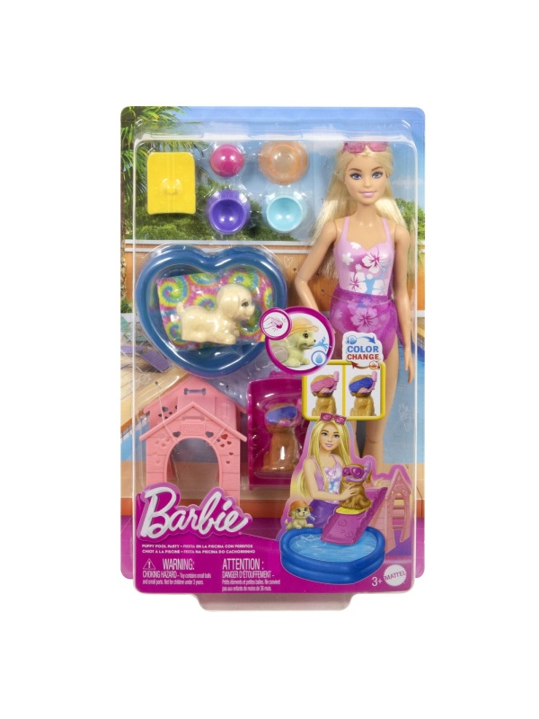 BARBIE COLOR CHANGE PETRECEREA CATELUSULUI LA PISCINA