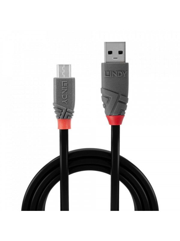 Cablu Lindy 2m USB 2.0 Type A - MicroUSB