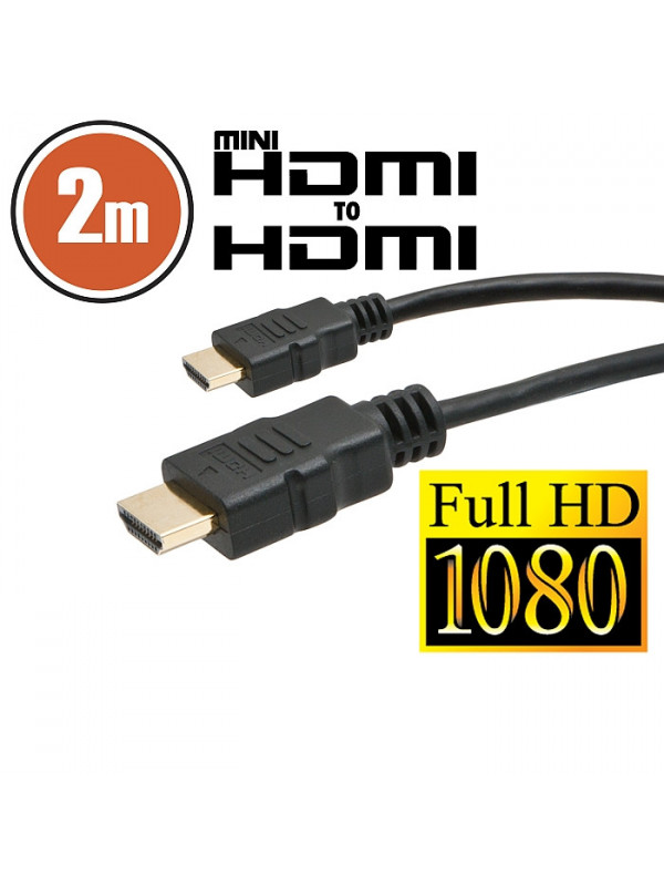 Cablu mini HDMI • 2 mcu conectoare placate cu aur