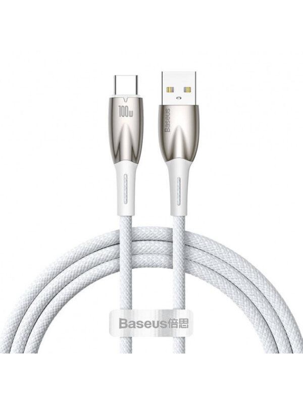 Cablu Retea Baseus Glimmer 100W 1m, alb