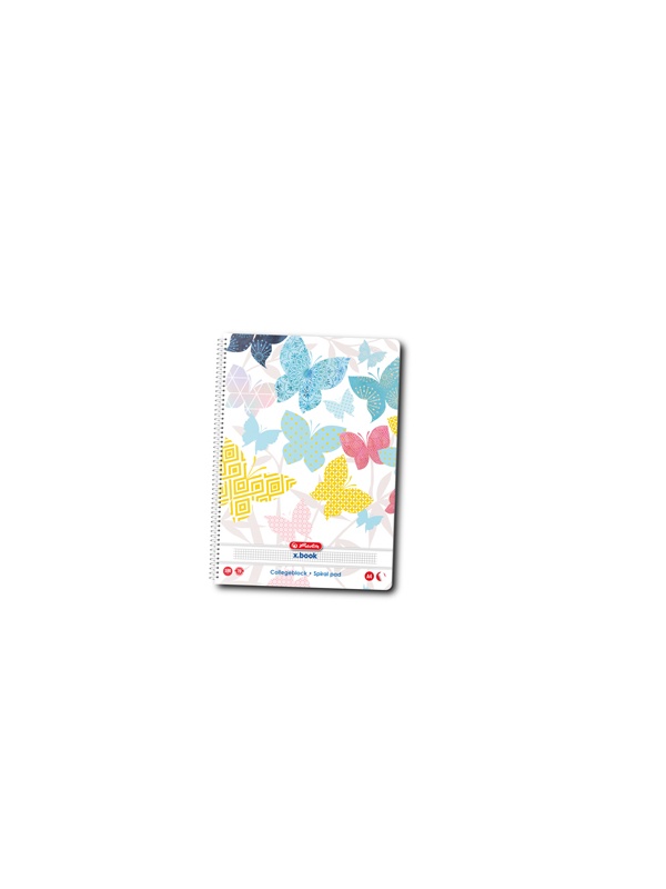 CAIET A4 100 FILE CU SPIRALA PATRATELE MOTIV ENJOY LIFE - ECONOMIC