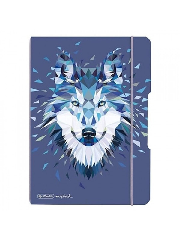 CAIET MY.BOOK FLEX A5 40F DICTANDO MOTIV WILD ANIMALS WOLF