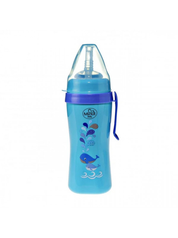 CANA CU PAI SILICON SI CLIPS 360ML 6+