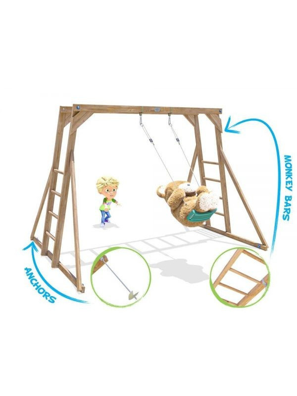Catarator Monkey Bars cu leagan Dunster House