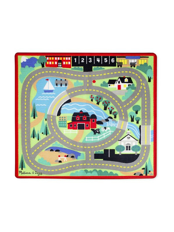 Covoras de joaca cu masinute Circuitul - Melissa & Doug