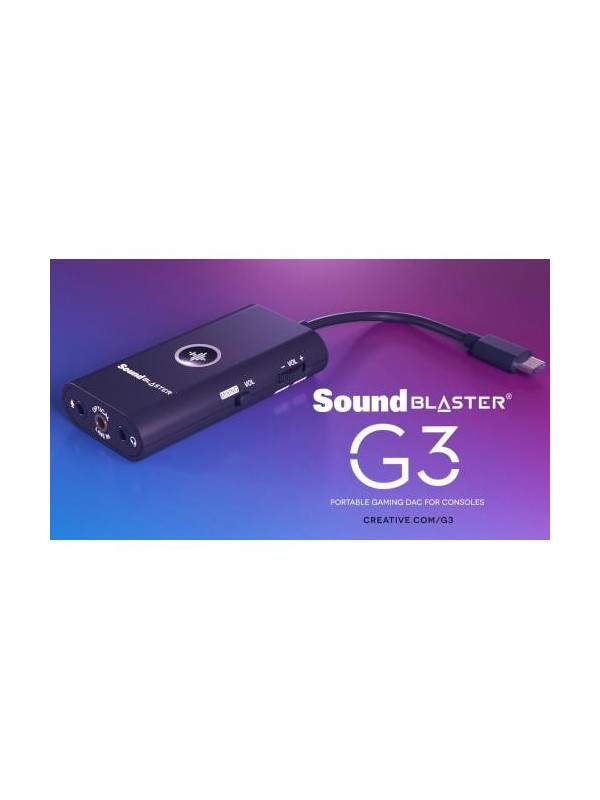 CREATIVE Sound Blaster G3 - USB-C Multi Platform SoundCard