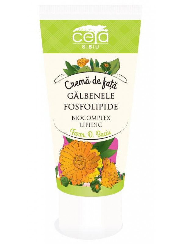 Crema fata cu galbenele si fosfolipide 50ml ceta
