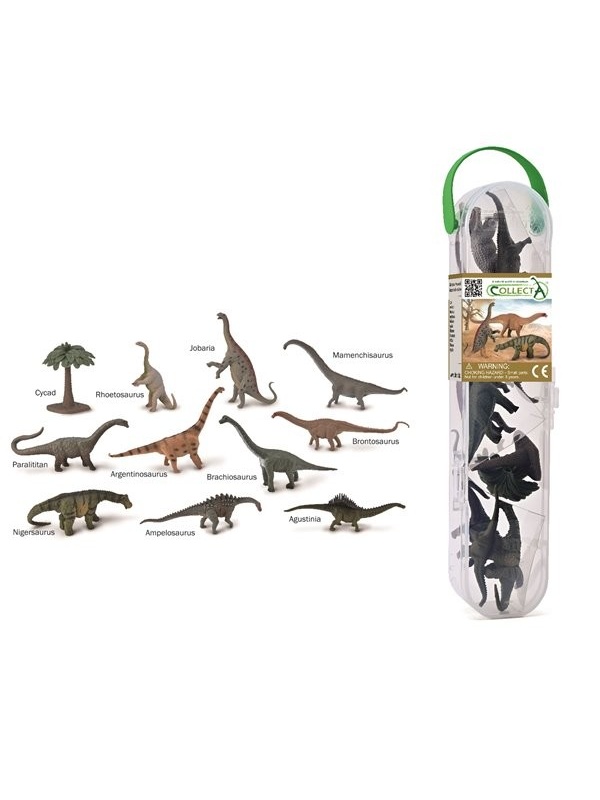 Cutie cu 12 minifigurine pictate manual Sauropode A1213