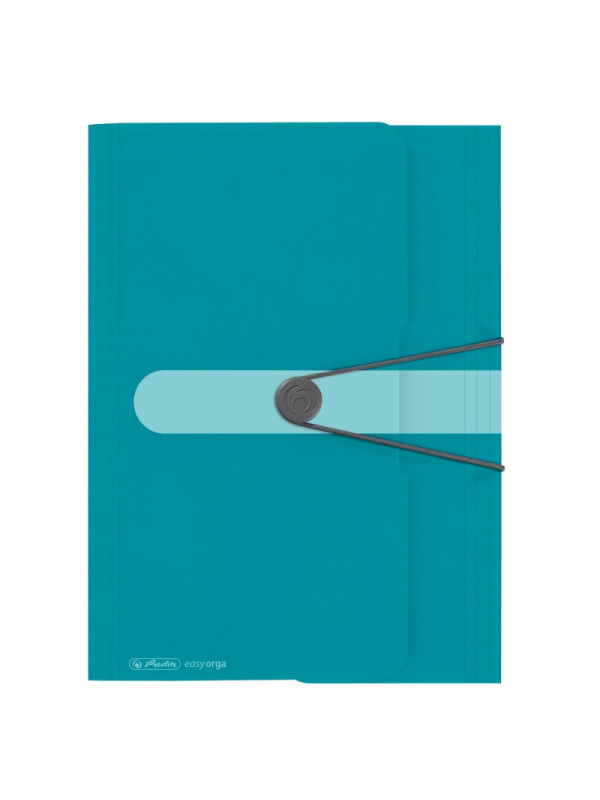 Dosar mapa a4 pp eogt, buton cu elastic, culoare turquoise