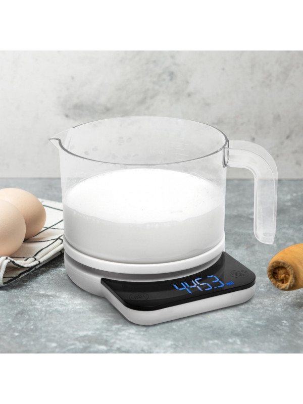 Dozator și cântar digital de bucătărie - 2 x AAA - 800 ml