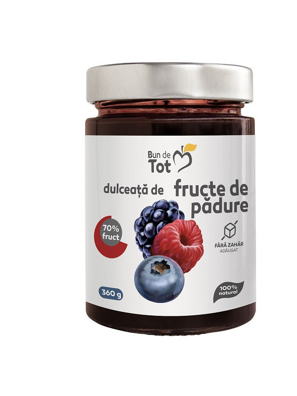 Dulceata de fructe de padure "bun de tot" 360gr dacia plant