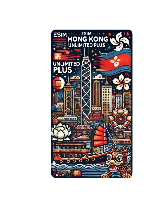 eSIM Hong Kong, Unlimited Plus, 30 Days