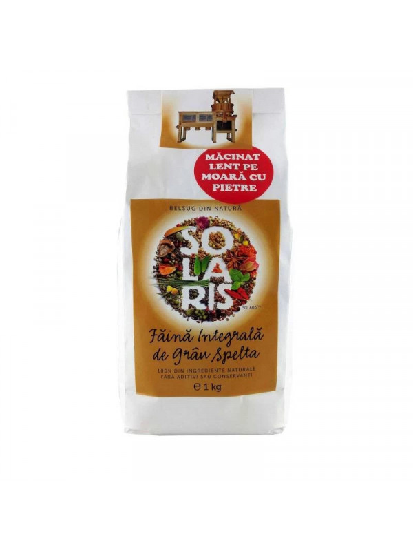 FAINA INTEGRALA DE GRAU SPELTA 1kg SOLARIS