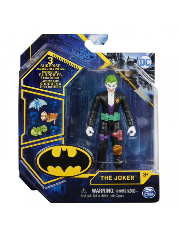 Figurina joker articulata 10cm cu 3 accesorii surpriza