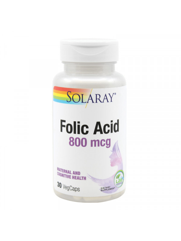 FOLIC ACID 800mcg 30cps SECOM