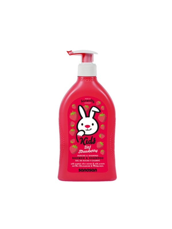 GEL DUS & SAMPON COPII CAPSUNE POMPITA 400ML