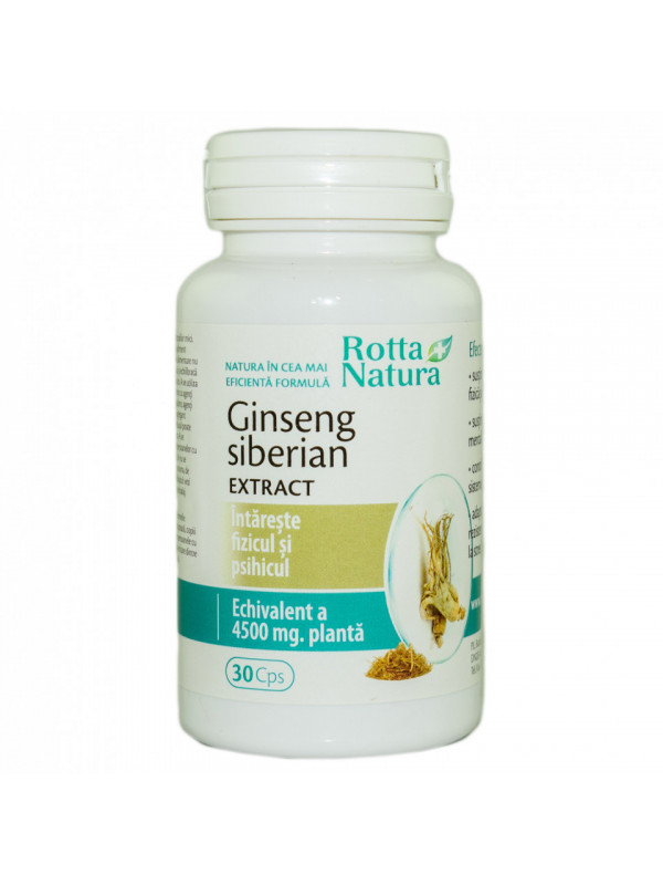 GINSENG SIBERIAN 30cps ROTTA NATURA