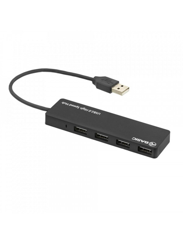 Hub USB 2.0 Tellur Basic, 4 port, negru