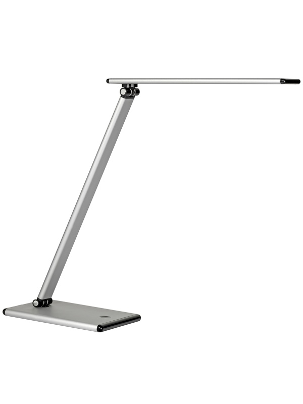 LAMPA UNILUX TERRA LED, BUTON TOUCH, INTENSITATE LUMINOASA REGLABILA, CULOARE GRI/NEGRU