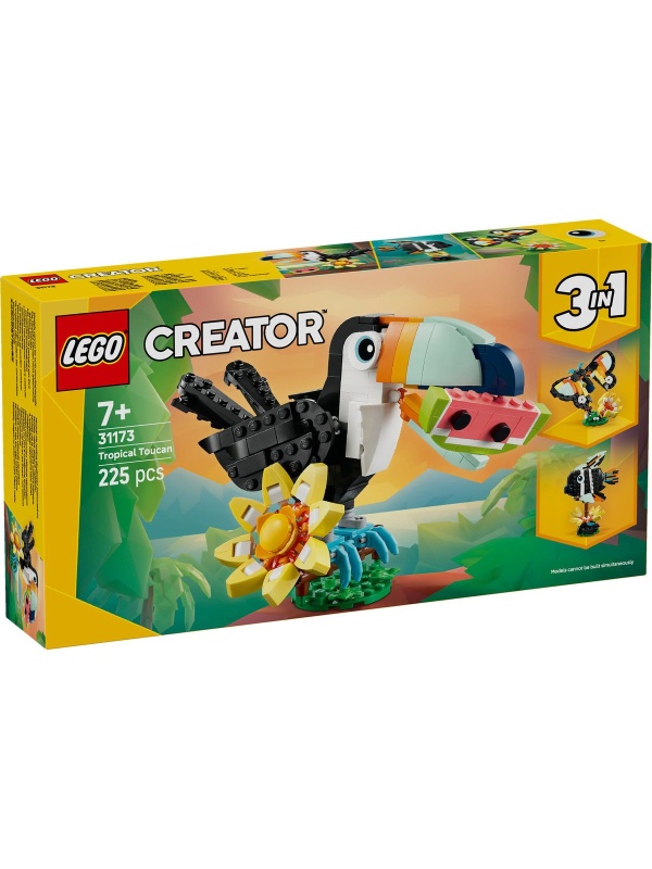 LEGO CREATOR ANIMALE SALBATICE TUCAN TROPICAL 31173