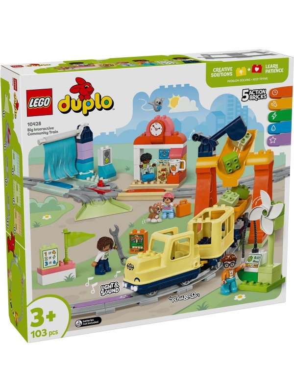 LEGO DUPLO TREN COMUNITAR INTERACTIV 10428