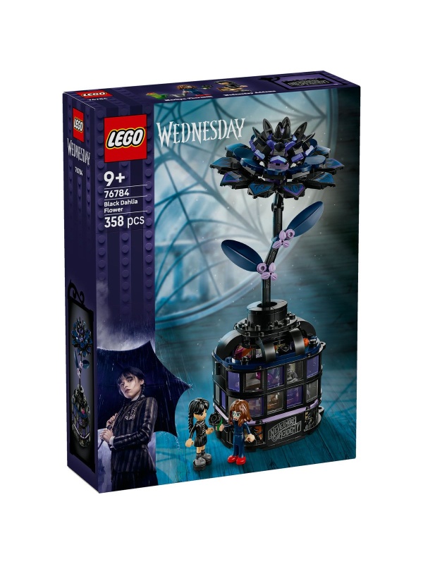 LEGO WEDNESDAY FLOARE DE DALIE NEAGRA 76784