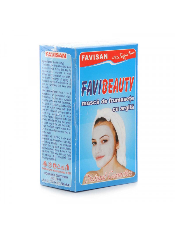 MASCA DE FRUMUSETE CU ARGILA FAVIBEAUTY 100gr FAVISAN