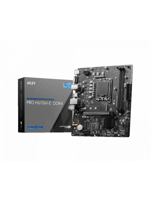 Mb msi pro h610m-e lga1700 ddr4