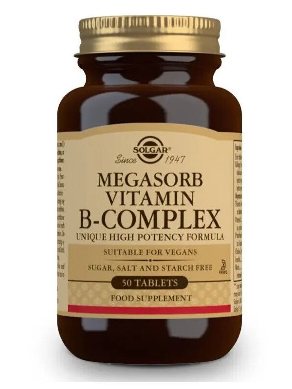 Megasorb b complex 50tb solgar